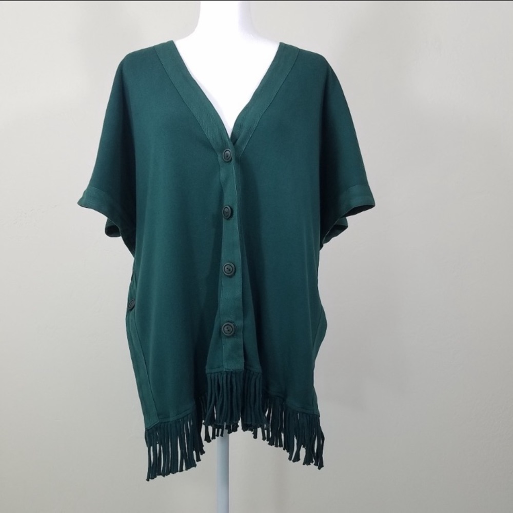 Barbara Lesser Duster Button Down Cardigan Size S